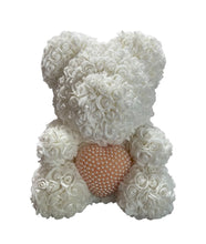 Load image into Gallery viewer, Rose Teddy Bear with Pearl Heart❤️(40 cm)
