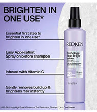 Load image into Gallery viewer, Redken Blondage High Bright Pre Treatment | Brightens and Lightens Color-Treated and Natural Blonde Hair Instantly | Infused with Vitamin C
