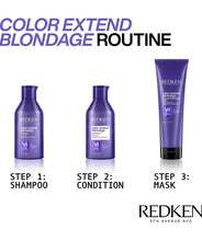 Load image into Gallery viewer, Redken Color Extend Blondage Color Depositing Purple Shampoo For Blonde Hair | Hair Toner | For Blonde &amp; Color Treated Hair | Neutralizes Brassy Tones In Blonde Hair | With Citric Acid
