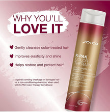 Load image into Gallery viewer, Joico K-PAK Color Therapy Color-Protecting Shampoo | Repair Damaged Hair | For Color-Treated Hair
