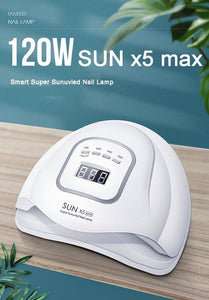 SunX5™ MAX 120W UV LED Nail Drying Lamp for Gel